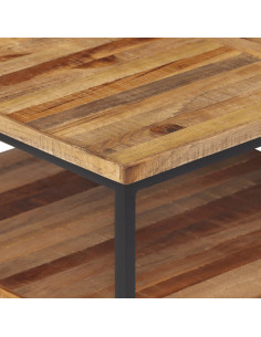 Tavolino da Salotto 90x50x39cm Massello Teak di Recupero