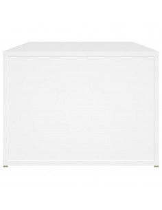 Tavolino da Salotto Bianco 100x50x36 cm in Legno Multistrato