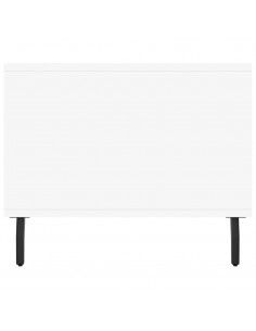 Tavolino da Salotto Bianco 102x50x40 cm in Legno Multistrato