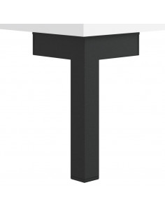 Tavolino da Salotto Bianco 102x50x40 cm in Legno Multistrato