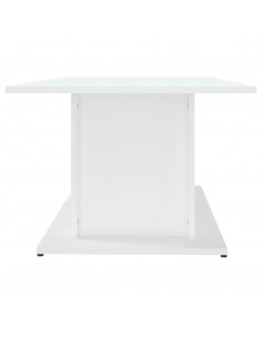 Tavolino da Salotto Bianco 102x55,5x40 cm in Truciolato