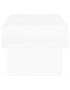 Tavolino da Salotto Bianco 102x55x42 cm Legno Legno Multistrato