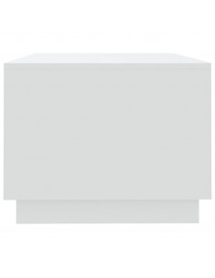 Tavolino da Salotto Bianco 102x55x43 cm in Truciolato
