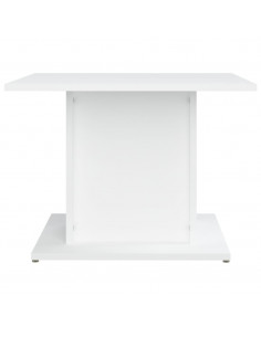 Tavolino da Salotto Bianco 55,5x55,5x40 cm in Truciolato