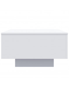 Tavolino da Salotto Bianco 55x55x31 cm in Legno Multistrato