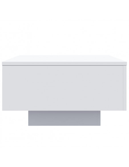 Tavolino da Salotto Bianco 55x55x31 cm in Legno Multistrato
