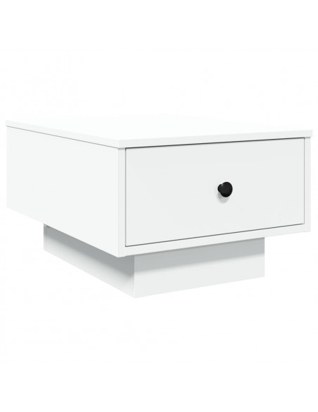 Tavolino da Salotto Bianco 60x45x31 cm in Legno Multistrato
