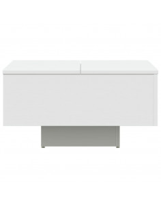 Tavolino da Salotto Bianco 60x60x31,5 cm in Legno Multistrato