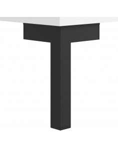 Tavolino da Salotto Bianco 90x50x40 cm in Legno Multistrato