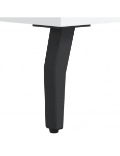 Tavolino da Salotto Bianco 90x50x40 cm in Legno Multistrato