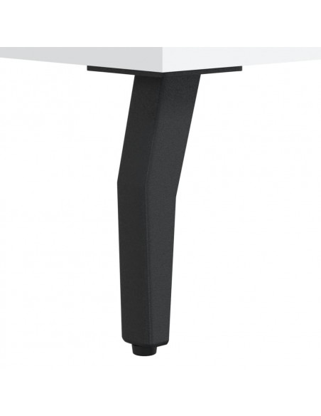 Tavolino da Salotto Bianco 90x50x40 cm in Legno Multistrato