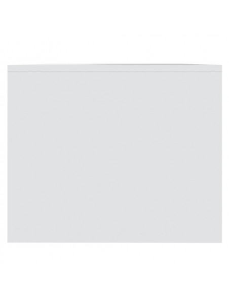 Tavolino da Salotto Bianco 90x50x41,5 cm in Legno Multistrato