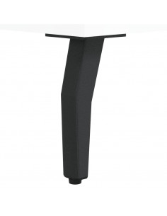 Tavolino da Salotto Bianco Lucido 90x50x40 cm Legno Multistrato