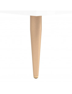 Tavolino da Salotto Bianco Lucido 90x50x40 cm Legno Multistrato