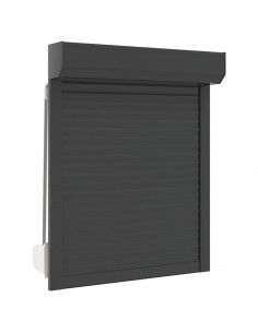 Tapparella Avvolgibile in Alluminio 80x100 cm Antracite 2