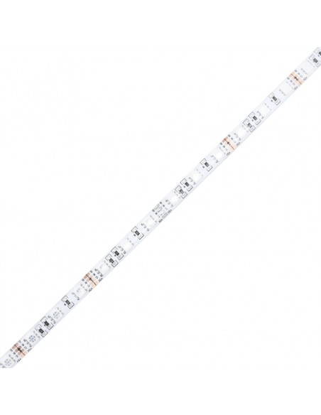 Tavolino da Salotto con Luci LED Bianco 50x50x40 cm