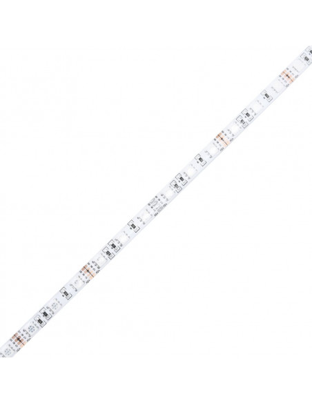 Tavolino da Salotto con Luci LED Bianco 50x50x40 cm