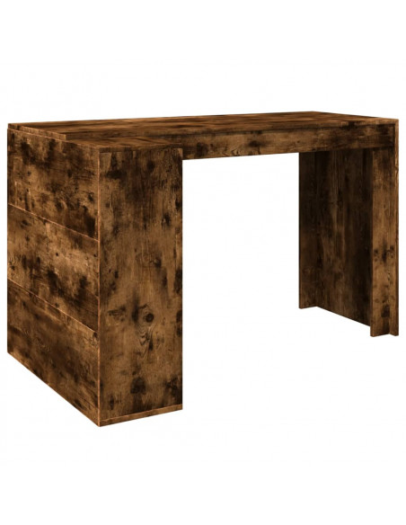 Scrivania Rovere Fumo 123,5x73,5x75 cm in Legno Multistrato