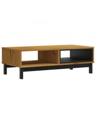 Tavolino da Salotto FLAM 100x50x32,5 cm Legno Massello di Pino