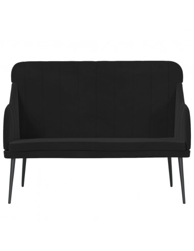 Panca Nera 110x76x80 cm in Velluto
