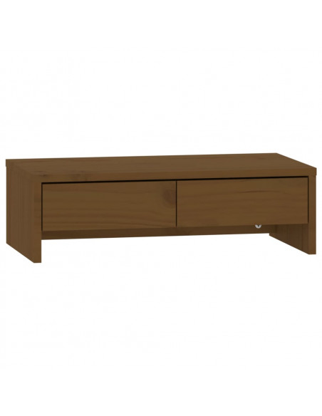 Supporto per Monitor Miele 50x27x15 cm Legno Massello di Pino