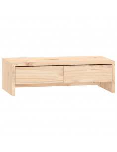 Supporto per Monitor 50x27x15 cm in Legno Massello di Pino 2