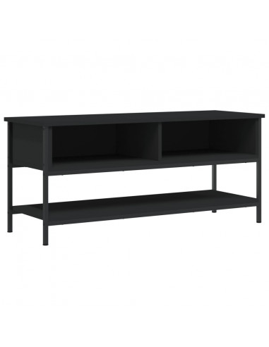 Mobile Porta TV Nero 100x35x45 cm in Legno Multistrato