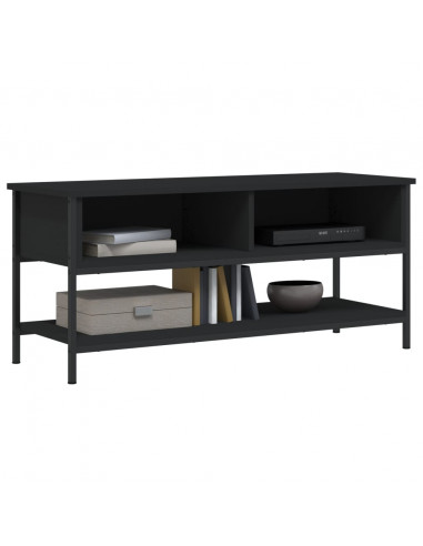 Mobile Porta TV Nero 100x35x45 cm in Legno Multistrato