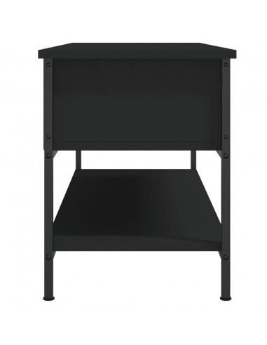 Mobile Porta TV Nero 100x35x45 cm in Legno Multistrato