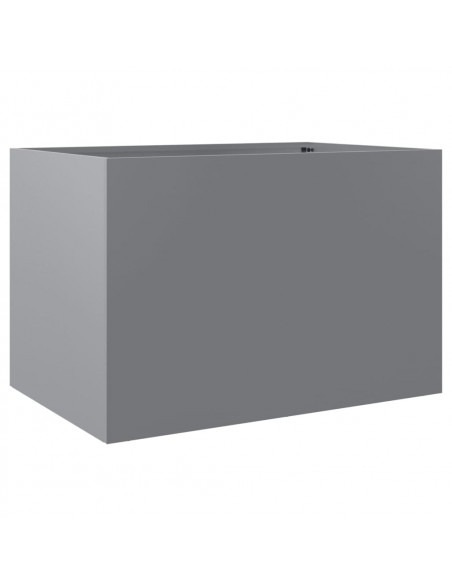 Fioriera Argento 62x47x46 cm in Acciaio Zincato