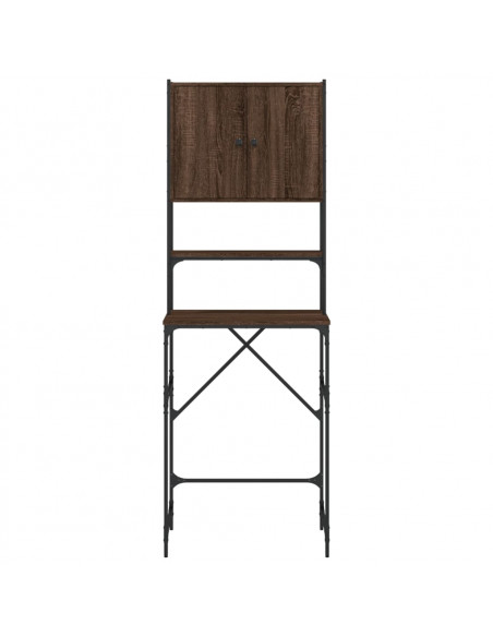 Mobile per Lavatrice Rovere Marrone 68x48,5x194 cm