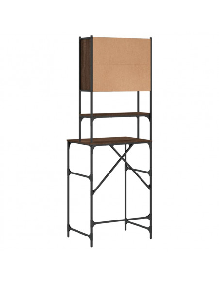 Mobile per Lavatrice Rovere Marrone 68x48,5x194 cm