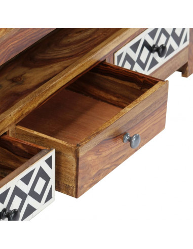 Mobile Porta TV 120x30x40 cm in Legno Massello di Sheesham