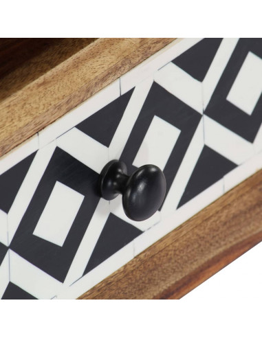 Mobile Porta TV 120x30x40 cm in Legno Massello di Sheesham