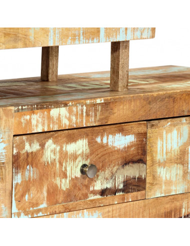 Mobile Porta TV 120x30x40 cm in Legno Massello di Recupero