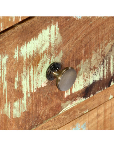 Mobile Porta TV 120x30x40 cm in Legno Massello di Recupero