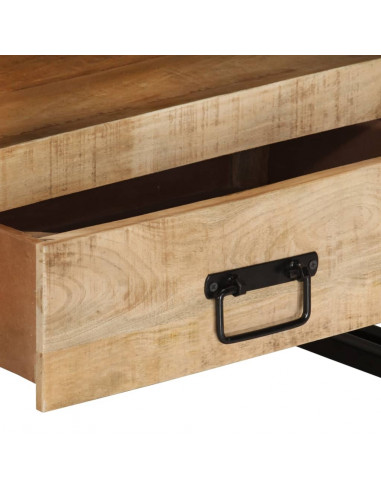 Mobile Porta TV 100x30x45 cm in Legno Massello di Mango