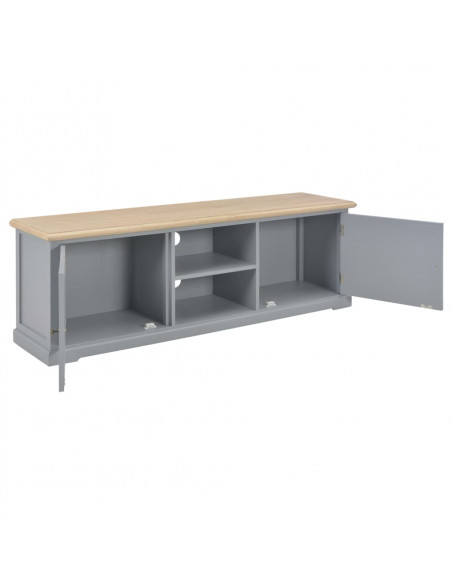 Mobile Porta TV Grigio 120x30x40 cm in Legno