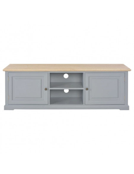 Mobile Porta TV Grigio 120x30x40 cm in Legno