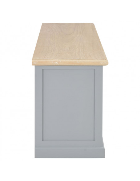 Mobile Porta TV Grigio 120x30x40 cm in Legno