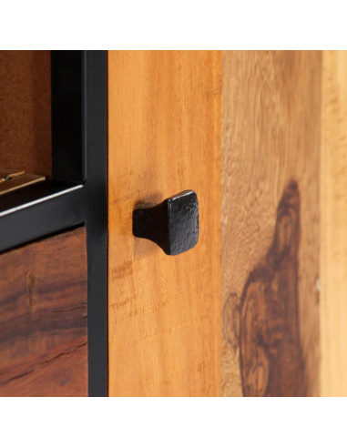 Mobile Porta TV 120x30x40 cm in Legno Massello di Recupero