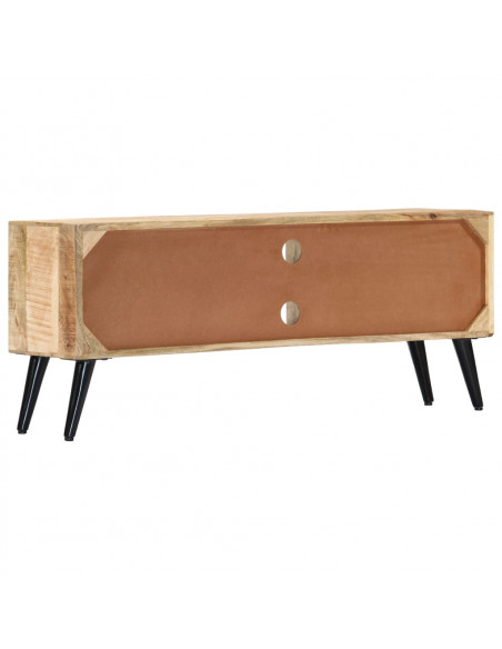 Mobile Porta TV 115x30x47 cm in Legno Massello di Mango