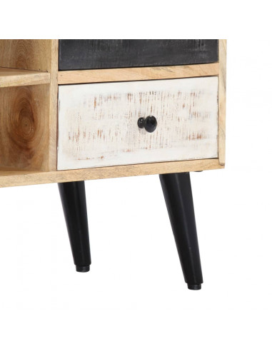 Mobile Porta TV 115x30x47 cm in Legno Massello di Mango