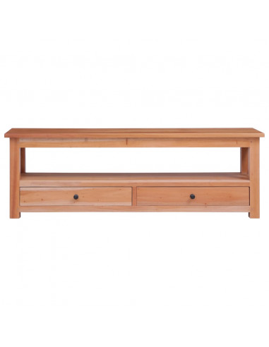 Mobile Porta TV 120x30x40 cm in Legno Massello di Mogano