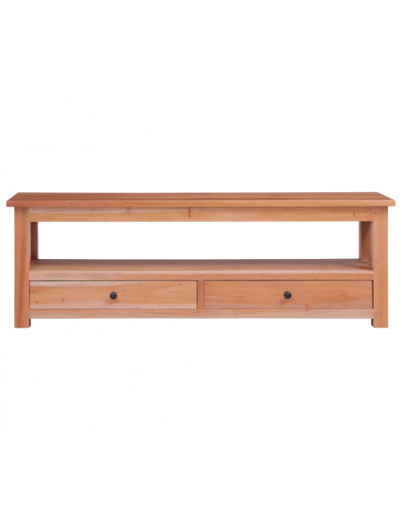 Mobile Porta TV 120x30x40 cm in Legno Massello di Mogano