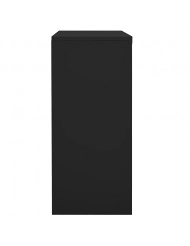 Armadio Ufficio Anta Scorrevole Antracite 90x40x90cm Acciaio