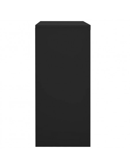 Armadio Ufficio Anta Scorrevole Antracite 90x40x90cm Acciaio