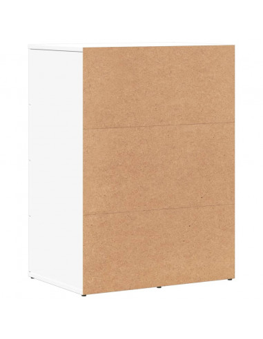 Credenza Bianca 59x39x80 cm in Legno Multistrato