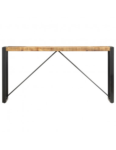 Tavolo Consolle 150x35x76 cm in Legno Massello di Mango