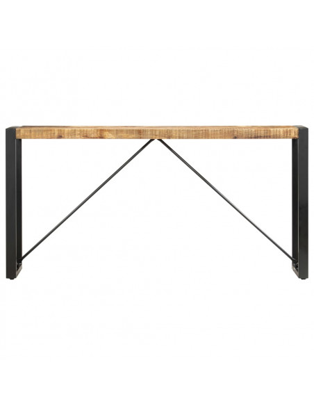 Tavolo Consolle 150x35x76 cm in Legno Massello di Mango